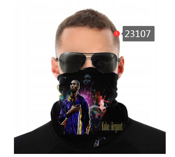 NBA 2021 Los Angeles Lakers #24 kobe bryant 23107 Dust mask with filter->->Sports Accessory
